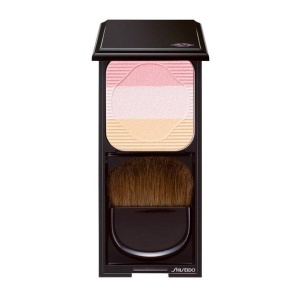Shiseido, Face Color Enhancing Trio, Non-Comedogenic, Blushing/Sculpting & Harmonizing, Face Palette, Pk1, Lychee, 3 Shades, 7 g *Tester
