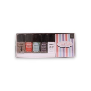Sweet Talk Set Jessica: Phenom Vivid Colour, Ojă, PHEN-079, U Had Me At Hello, 14 ml + Phenom Vivid Colour, Ojă, PHEN-080, Smooth Talker, 14 ml + Phenom Vivid Colour, Top Coat, Ojă, PHEN-000, Finale Shine, 15 ml + Phenom Vivid Colour, Ojă, PHEN-081, Tell