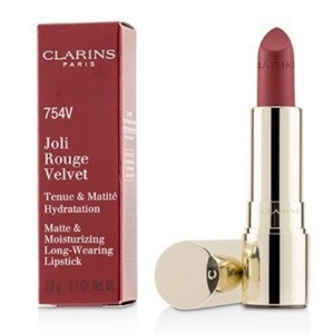Clarins, Joli Rouge, Velvet, Ruj cremă, 754V, Deep Red, 3.5 g