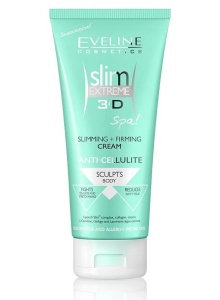 Eveline Cosmetics, Slim Extreme 3D, Anti-Cellulite & Slimming, Body Cream, Legs, buttocks, hips, abdomen, arms, Apply daily, 250 ml
