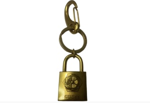 Guess, Guess, Metal Keyring, RW7423, Antique Gold