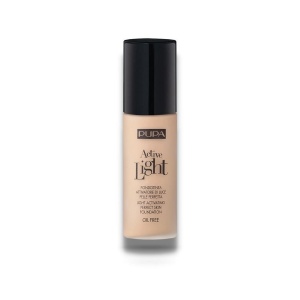 Pupa, Active-Light, Oil Free, Illuminating, Liquid Foundation, 60, Amber, 30 ml