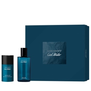 Set Davidoff: Cool Water, Apă de toaletă, For Men, 75 ml + Cool Water, 24h Protection, Deodorant Stick, For Men, 75 g