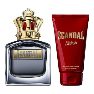 Set Jean Paul Gaultier: Scandal, Apă de toaletă, For Men, 50 ml + Scandal, Shower Gel, For All Skin Types, 75 ml