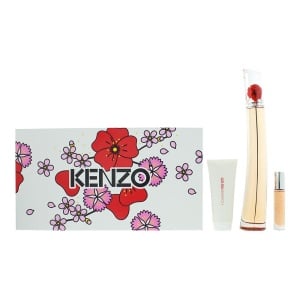 Set Kenzo: Flower L'absolue, Apă de parfum, For Women, 100 ml + Flower L'absolue, Apă de parfum, For Women, 10 ml + Flower L'absolue, Hydrating, Body Lotion, 75 ml