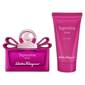 Set Salvatore Ferragamo: Signorina Ribelle, Apă de parfum, For Women, 30 ml + Signorina Ribelle, Hydrating, Body Lotion, 50 ml