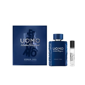 Set Salvatore Ferragamo: Uomo Urban Feel, Apă de toaletă, For Men, 10 ml + Uomo Urban Feel, Apă de toaletă, For Men, 100 ml