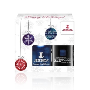 Winter Set Jessica: Custom Colors, Ojă, Light Up The Sky, 14.8 ml + Professional GELeration, Semi-Permanent Ojă, Light Up The Sky, 15 ml