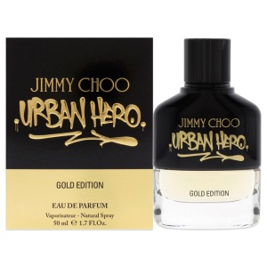Jimmy Choo, Urban Hero Gold Edition, Apă de parfum, For Men, 50 ml
