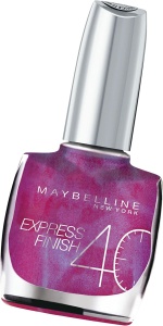 Maybelline, Express Finish 40 Seconds, Ojă, Nr. 250, Deep Violet, 10 ml