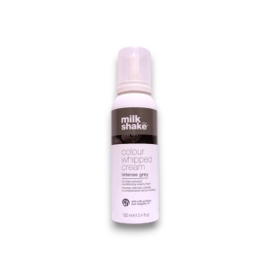Milk Shake, Colour Whipped Cream, Organic Fruit Extracts, Hair Colour Leave-In Mousse, Intense Gray, 100 ml