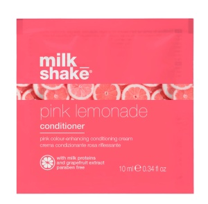 Milk Shake, Pink Lemonade, Milk Proteins, Hair Colour Conditioner, Pink, Colouring, 10 ml *Sample