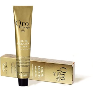 Oro Therapy, 24k Oro Puro, Ammonia-Free, Permanent Vopsea de păr, 5.6 Light Brown Red, 100 ml