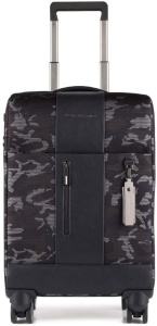 Piquadro, Four-Wheel, Cabin Textile Trolley, Camouflage