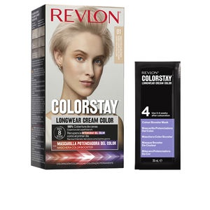 Revlon, Color Stay , Permanent Vopsea de păr, 01 Light Ash Blonde, 165 ml