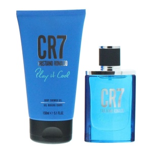 Set Cristiano Ronaldo: CR7 Play It Cool, Apă de toaletă, For Men, 30 ml + CR7 Play It Cool, Cleansing, Shower Gel, For All Skin Types, 150 ml