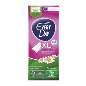 Set, EveryDay, All Cotton, Pantyliners, Protection, Cotton, XL, 24 pcs, *Tester