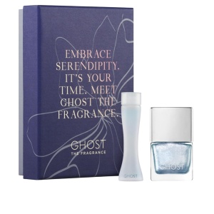 Set Ghost: The Fragrance, Apă de toaletă, For Women, 5 ml + Ghost, Ojă, Metallic Blue, 10 ml