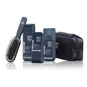 Set Marlies Moller: Marlies Moller, Hair Styling Gel, Flexible Hold, 100 ml + Marlies Moller, Șampon, Energizing, 200 ml + Marlies Moller, Paddle, Hair Brush