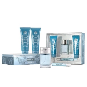 Set New Brand: Invincible, Apă de toaletă, For Men, 100 ml + Invincible, Apă de toaletă, For Men, 10 ml + Invincible, Cleansing, Shower Gel, All Over The Body, All Skin Types, 130 ml + Invincible, After-Shave Gel, 100 ml