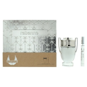Set Paco Rabanne: Invictus, Apă de toaletă, For Men, 100 ml + Invictus, Apă de toaletă, For Men, 10 ml *Miniature