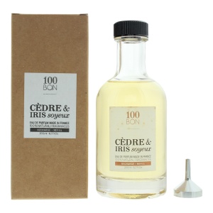 100 Bon, Cedre & Iris Soyeux, Apă de parfum, Unisex, Refill, 200 ml