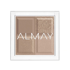 Almay, Shadow Quad, Eyeshadow Palette, 130, Oyster, 4 Shades, 3.5 g