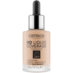 Catrice, HD, Vegan, Matte, Liquid Foundation, 10, Light Beige, 30 ml