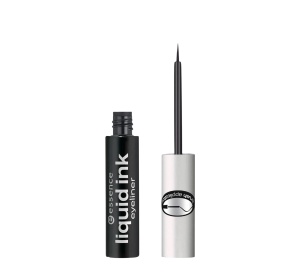 Essence, Liquid Ink, Brush, Liquid Eyeliner, 01, Black, 3 ml