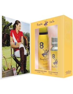 Gift Set Beverly Hills Polo Club: 1982 - Sport 8, Apă de parfum, For Women, 50 ml + 1982 - Sport 8, Anti-Perspirant, Deodorant Roll-On, For Men, 50 ml