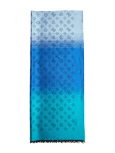 Guess, Guess, Textile Scarf, Blue, 80 x 190 cm, For Women