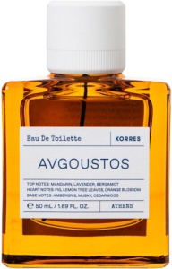 Korres, Avgoustos, Apă de toaletă, Unisex, 50 ml