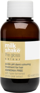 Milk Shake, The Gloss, Ammonia Free, Demi-Permanent Vopsea de păr, 10.1110AA Intense Ash Platinum Lightest Blond, 60 ml
