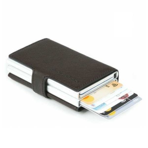 Piquadro, Dafne, Leather Wallet, Cardholder, Brown, For Men