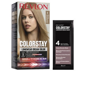 Revlon, Color Stay, Permanent Vopsea de păr, 8 Medium Blonde, 165 ml