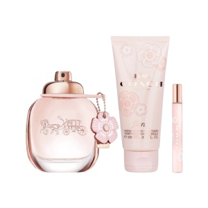 Set Coach: Floral, Apă de parfum, For Women, 90 ml + Floral, Apă de parfum, For Women, 7.5 ml + Floral, Body Lotion, All Over The Body, 100 ml