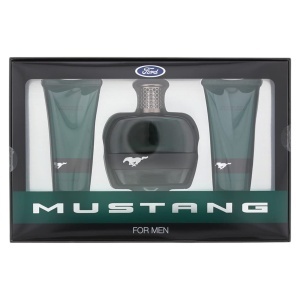 Set Ford: Mustang Green, Apă de toaletă, For Men, 100 ml + Mustang Green, Hydrating, Shower Gel, All Skin Types, 100 ml + Mustang Green, Hydrating, After-Shave Balm, 100 ml