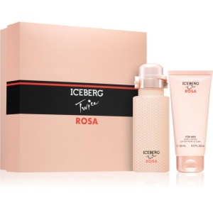 Set Iceberg: Twice Rosa, Apă de toaletă, For Women, 125 ml + Twice Rosa, Hydrating, Body Lotion, 100 ml