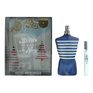 Set Jean Paul Gaultier: Le Male In The Navy, Apă de toaletă, For Men, 125 ml + Le Male In The Navy, Apă de toaletă, For Men, 10 ml