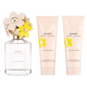 Set Marc Jacobs: Daisy Eau So Fresh, Apă de toaletă, For Women, 75 ml + Daisy Eau So Fresh, Hydrating, Body Lotion, 75 ml + Daisy Eau So Fresh, Hydrating, Shower Gel, All Skin Types, 75 ml