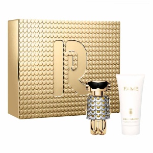 Set Paco Rabanne: Fame, Apă de parfum, For Women, 50 ml + Fame, Hydrating, Body Lotion, 75 ml