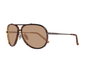 Sisley, Sisley, Sunglasses, S0L 437 6, Brown Rectangle, Unisex