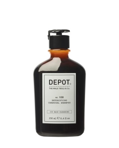 Depot, 100 Hair Cleansing No. 108, Charcoal, Șampon, Detoxifying, 250 ml