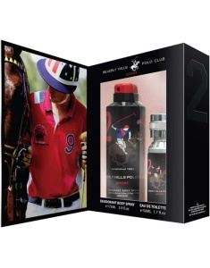 Gift Set Beverly Hills Polo Club: 1982 - Sport 2, Apă de toaletă, For Men, 50 ml + 1982 - Sport 2, Anti-Perspirant, Deodorant Spray, For Men, 175 ml