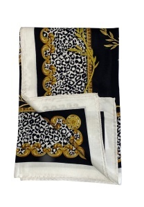 Guess, Guess, Textile Scarf, Black, 90 x 90, For Women