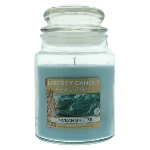 Liberty Candle, Ocean Breeze, Cool, Scented Candle, 510 g