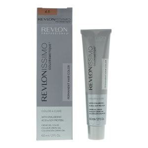 Revlon, Colorsmetique, Hyaluronic Acid, Permanent Vopsea de păr, 4.5 Medium Mahogany Brown, 60 ml