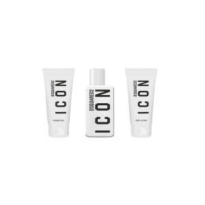 Set Dsquared 2: Icon, Apă de parfum, For Women, 50 ml + Icon, Shower Gel, All Skin Types, 50 ml + Icon, Moisturizing, Body Lotion, 50 ml