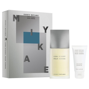 Set Issey Miyake: L'Eau D'Issey Pour Homme, Apă de toaletă, For Men, 75 ml + L'Eau d'Issey, Moisturizing, Shower Gel, For All Skin Types, 50 ml