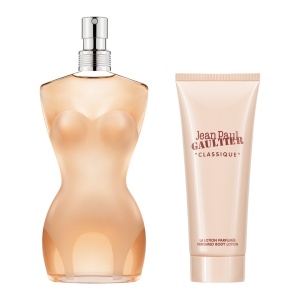 Set Jean Paul Gaultier: Classique, Apă de toaletă, For Women, 50 ml + Classique, Hydrating, Body Lotion, 75 ml